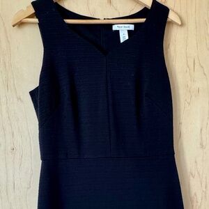 White House Black Market | Black Stretch Sheath Dress | Size 10
